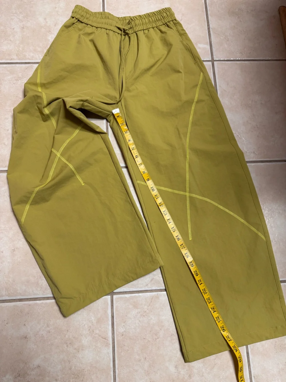 Gonggar FrostDash Unisex Loose ColourBlock Hasso Stitch Pants